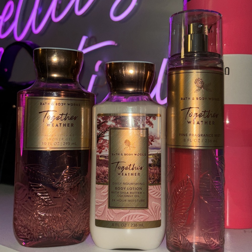 Bath and body 3 piece set